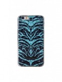COQUE RIGIDE MINI STRIPES METALLIC COLLECTION NOIR